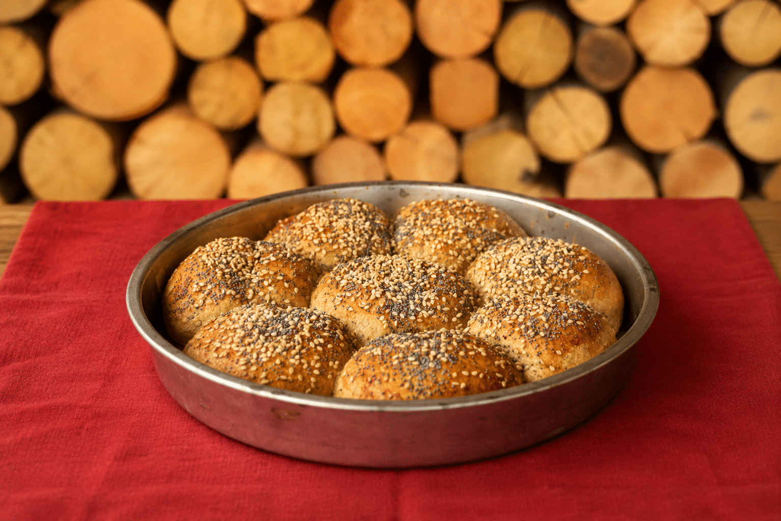 Seeded Dinner Rolls